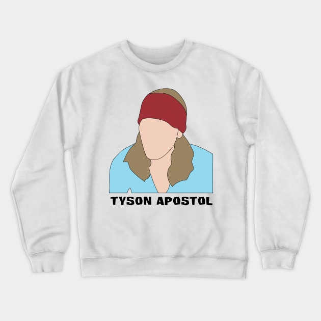 Tyson Apostol Crewneck Sweatshirt by katietedesco